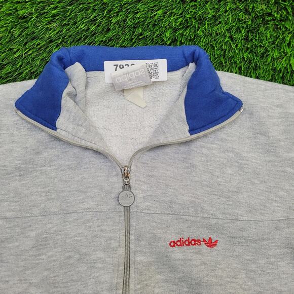 Vintage ADIDAS Cropped Track Jacket Womens M/L 20x22 Boxy - Picture 11 of 14